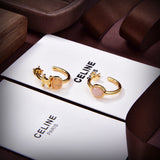18K Triomphe Indie Hoops Earrings