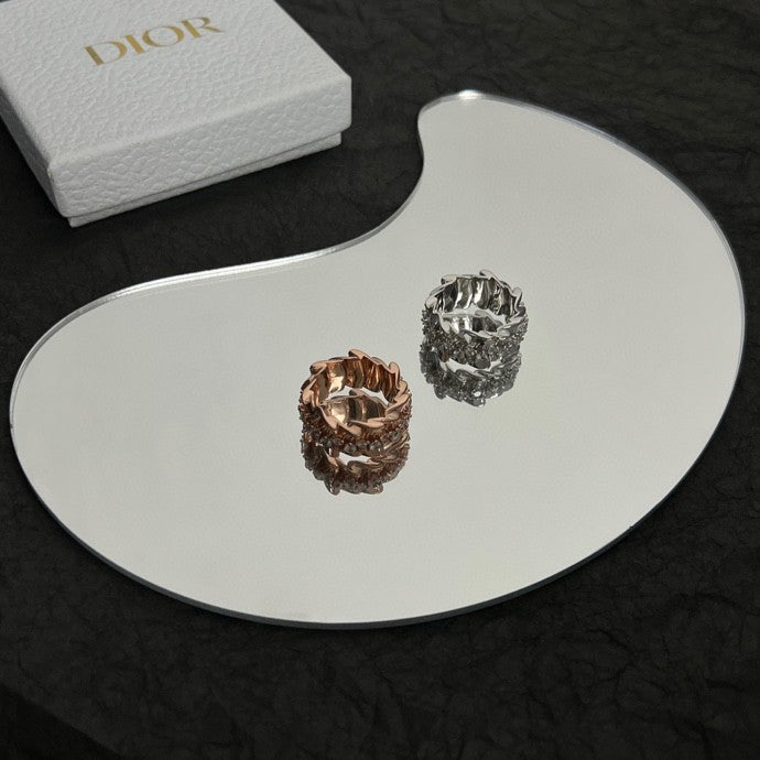 18K CD Archi Bar en Corolle Bague Ring