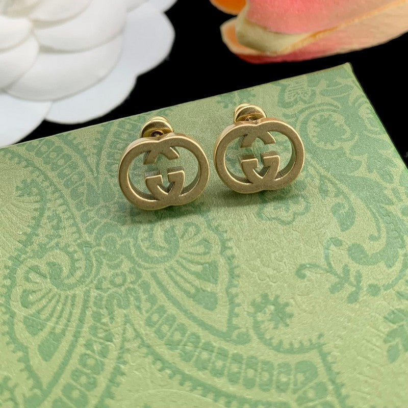 18K GG Gold Earrings