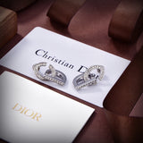 18K CD Lock Earrings