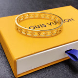 18K Louis Crystal Hollow Bracelet