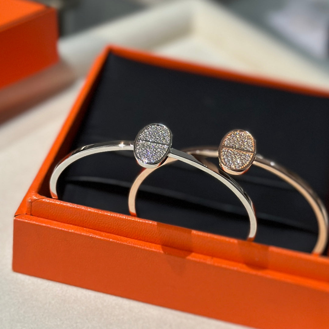 18K Chaine d'Ancre Verso H Bracelet