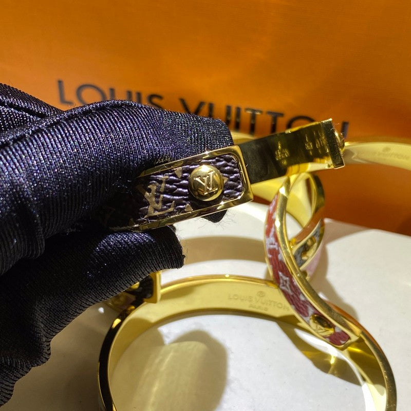 18K Louis Nanogram Color Cuff Bracelet