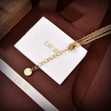 18K Petit CD Pearls Necklace