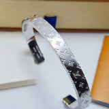 18K Louis Monogram Gold Bracelet