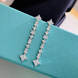 18K Tiff Diamond Earrings