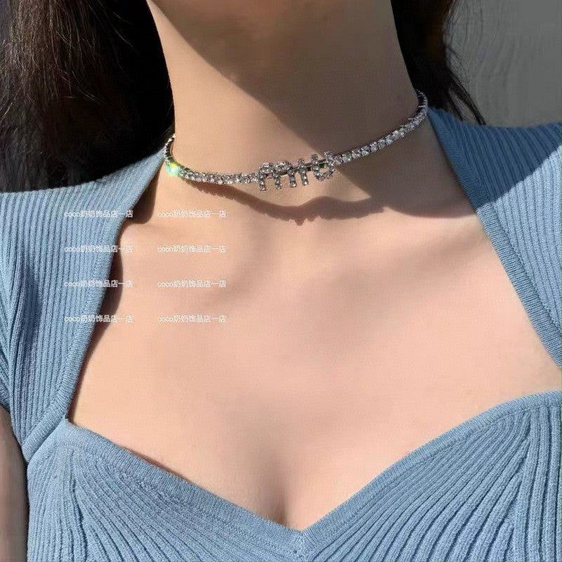 18K Miu Diamond Choker Necklace