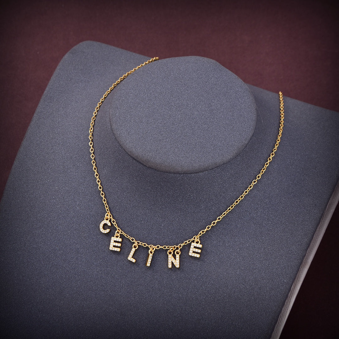 18K Triomphe Paris Strass Crystals Necklace