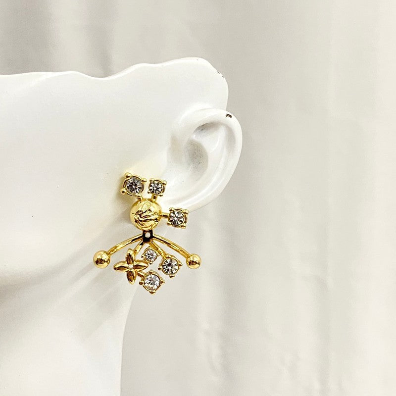 18K Louis Diamond Earrings