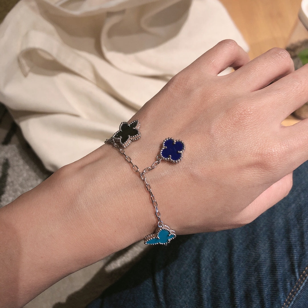 18K Sweet Alhambra Four Motifs Bracelet